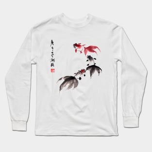 3 Goldfishes Long Sleeve T-Shirt